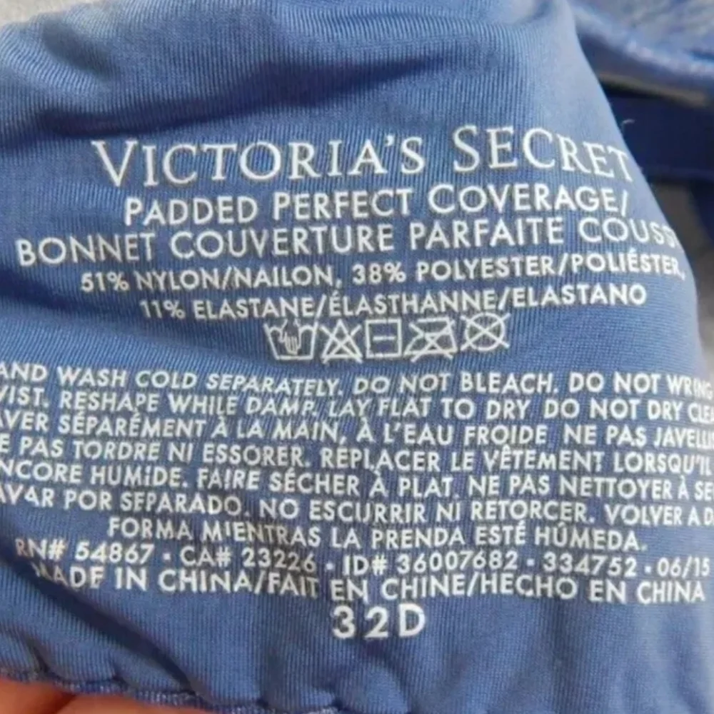 Victoria's Secret Padded Perfect Coverage Bra